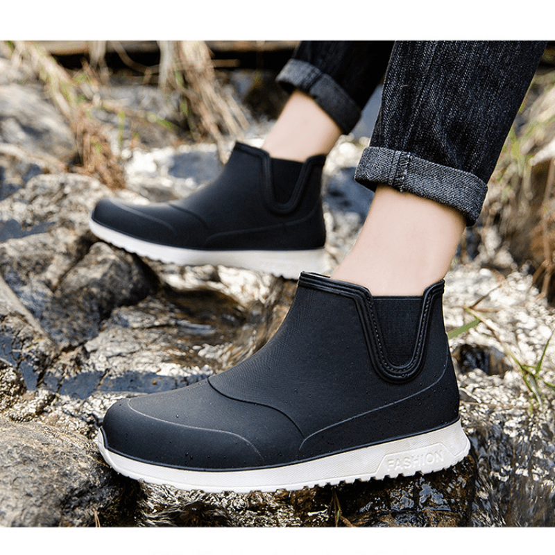 Waterproof Non-Slip Men's Rain Boots for Outdoor Activities