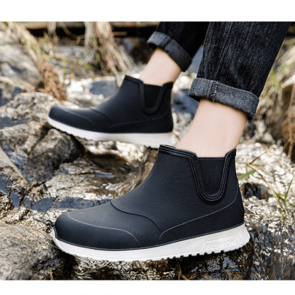 Waterproof Non-Slip Men's Rain Boots for Outdoor Activities