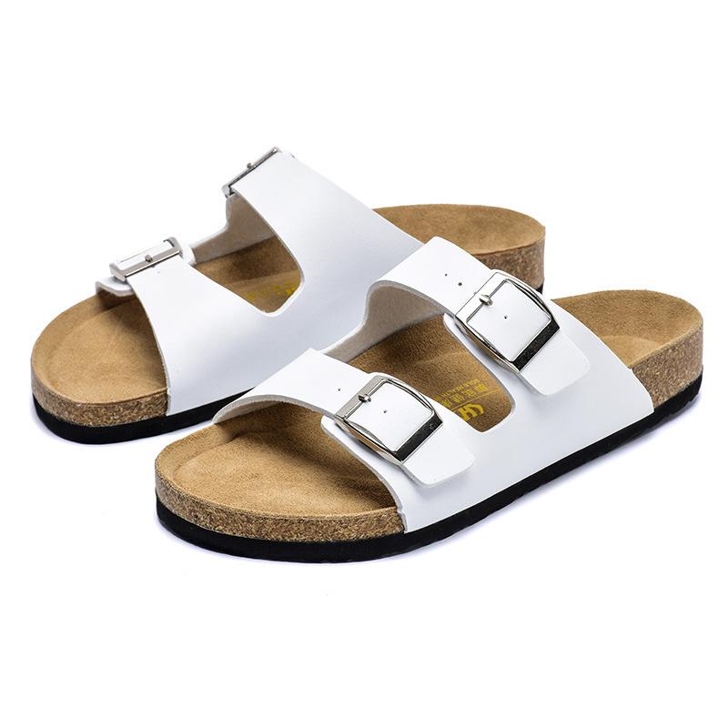 Comfortable Leather Cork Slippers