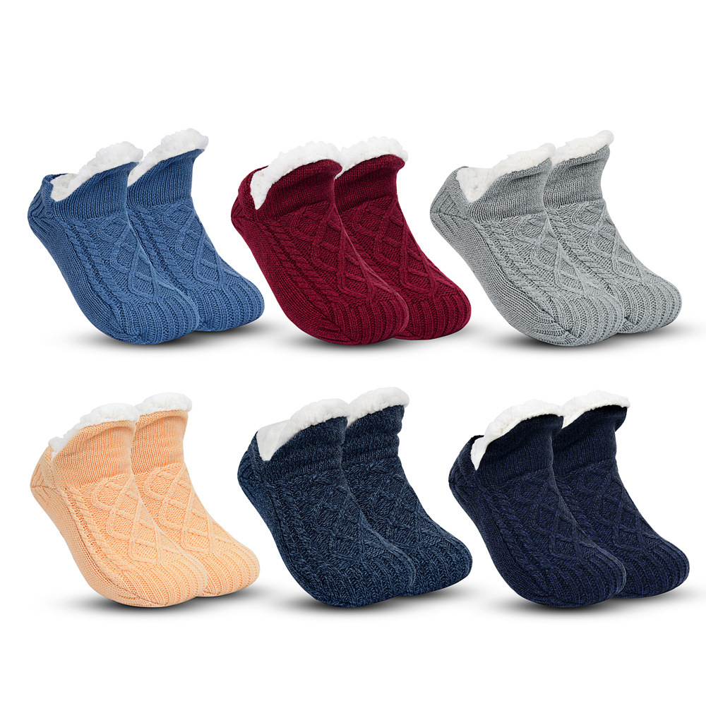 Thermal Socks Ultra Warm Non-Slip Yarn Fur Indoor Slipper Socks