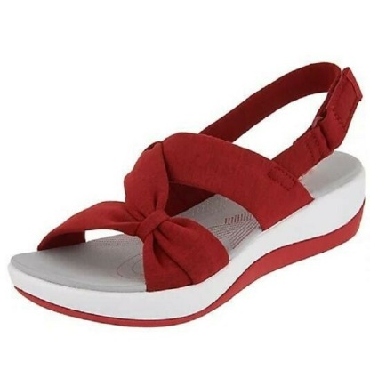 Women's Plus Size Bow Orthopedic Arch-Support Sandals