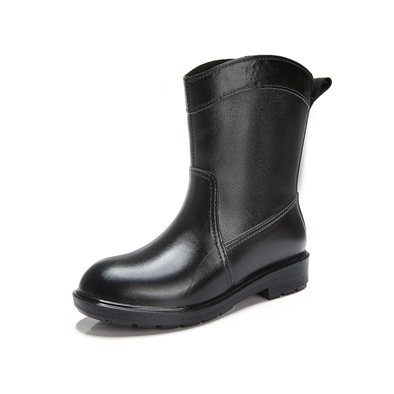 Women's Platform Mid Calf Rain Boots