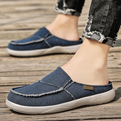 Men's Canvas Arch Support Slippers