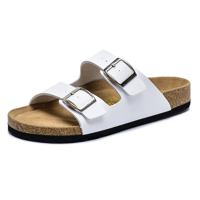 Comfortable Leather Cork Slippers
