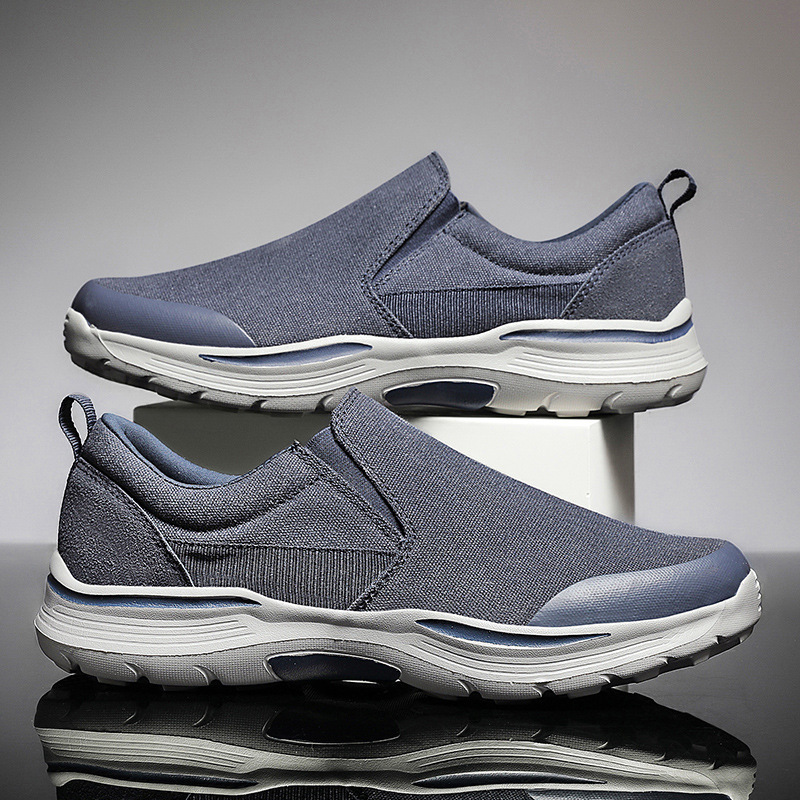 Orthopedic Men Shoes Breathable Arch Support Elastic Non-Slip Sole