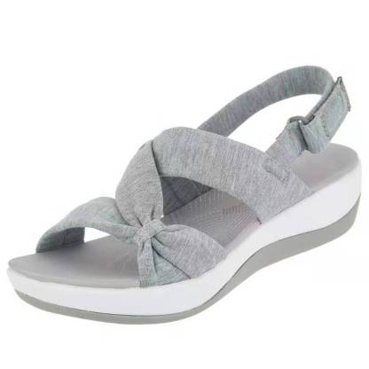 Women's Plus Size Bow Orthopedic Arch-Support Sandals