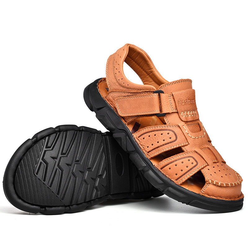 Men's Genuine Leather Summer Sandals