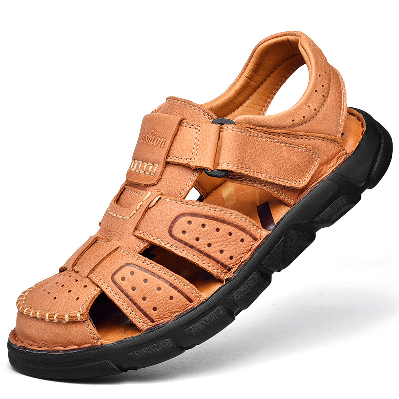 Men's Genuine Leather Summer Sandals