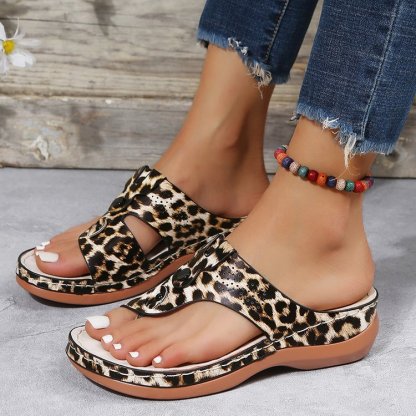 Women Orthopedic Sandals Open Toe Anti-slip Vintage Casual Slippers