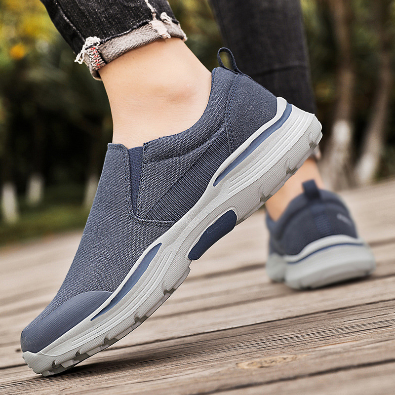 Orthopedic Men Shoes Breathable Arch Support Elastic Non-Slip Sole