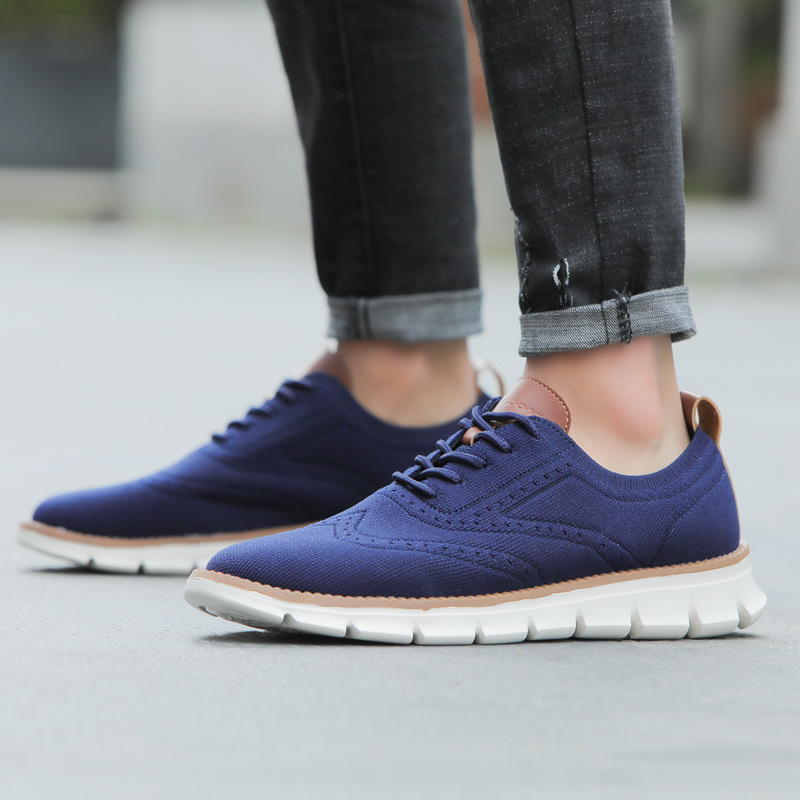 Orthopedic Men Shoes Breathable Mesh Arch Support Ultra-light High-End Fashion Casual