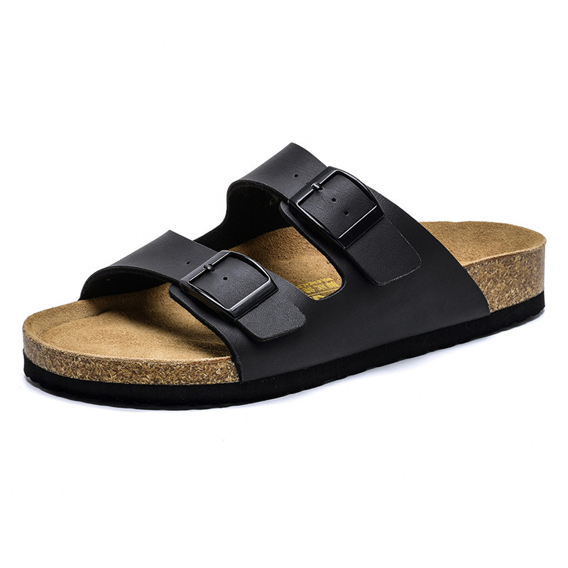 Comfortable Leather Cork Slippers