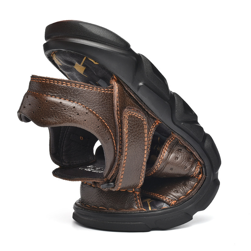 Men's Genuine Leather Summer Sandals