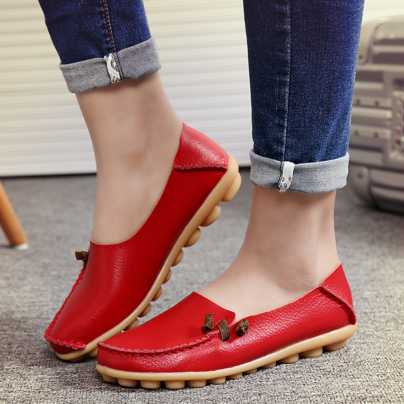 Women's Low Top Lace-up Flat Shoes