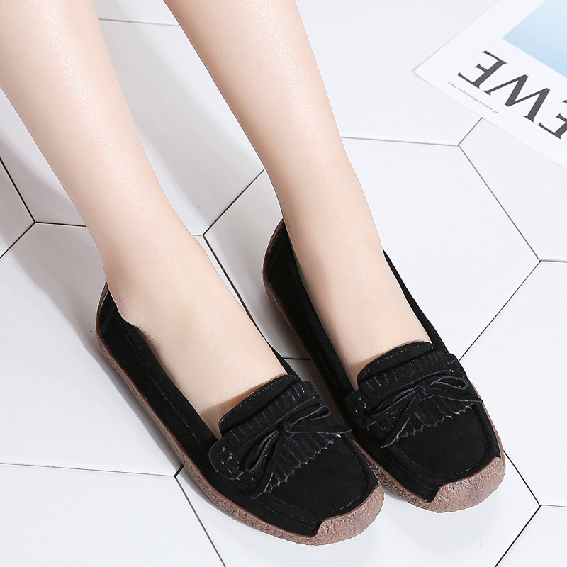 Wild Beef Tendon Flat Bottom Shoes