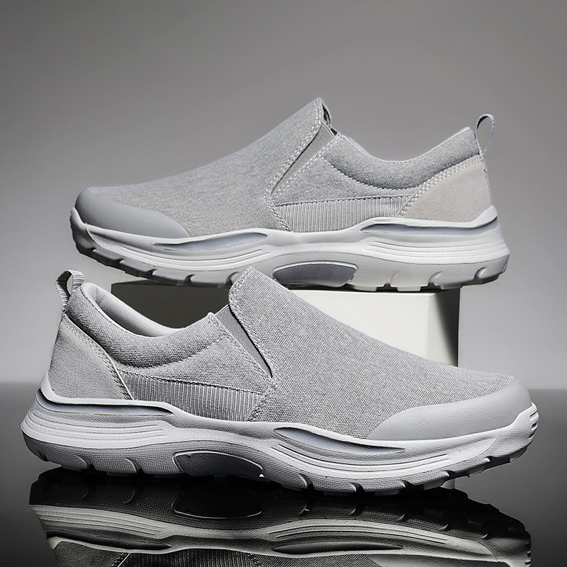 Orthopedic Men Shoes Breathable Arch Support Elastic Non-Slip Sole