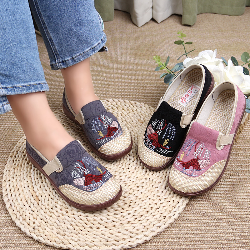 Fisherman Shoes Women's 2023 Spring and Summer New Women's Slip-on Shoes