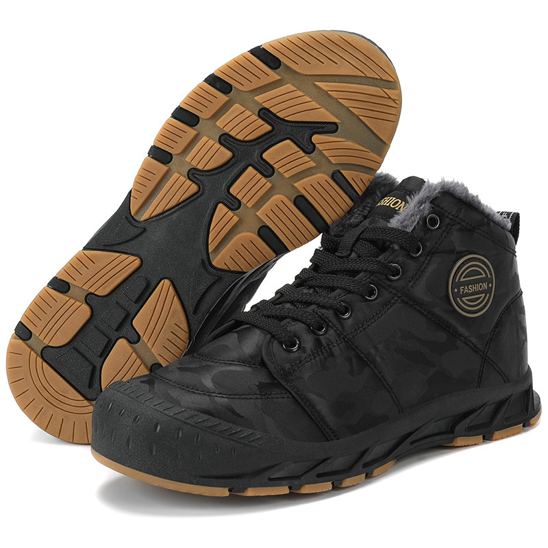 Ankle Boots For Men Thick Sole Winter Orthopedic Shoes