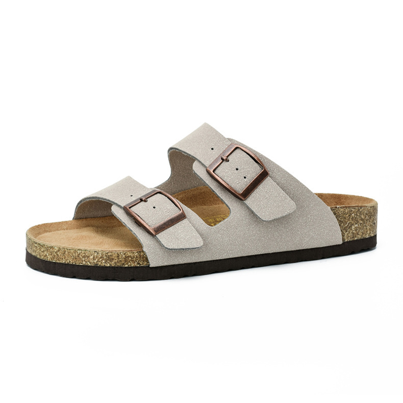 Comfortable Leather Cork Slippers