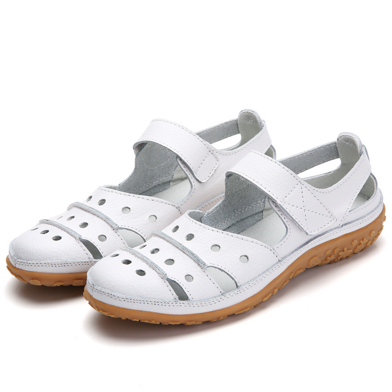 Women's Hollow Hook Flat Sandals 2: Comfort & Style in Every Step