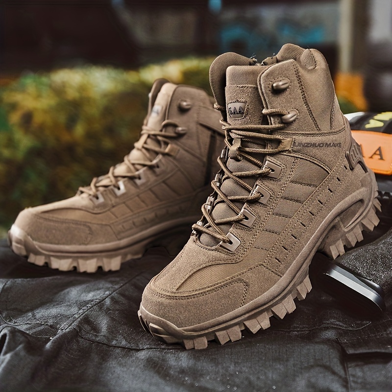Men's Tactical Hiking Non-slip Boots Outdoor Camping Shoes