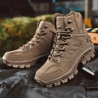 Men's Tactical Hiking Non-slip Boots Outdoor Camping Shoes