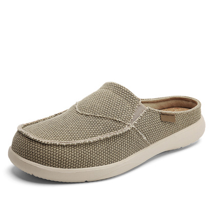 Men's Canvas Arch Support Slippers