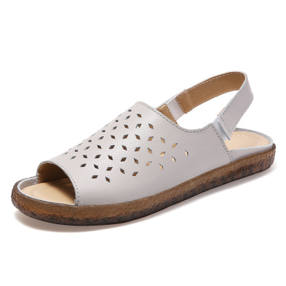 Hollow Out Low Top Flat Heel Breathable Women's Sandals: Perfect Blend of Comfort and Style