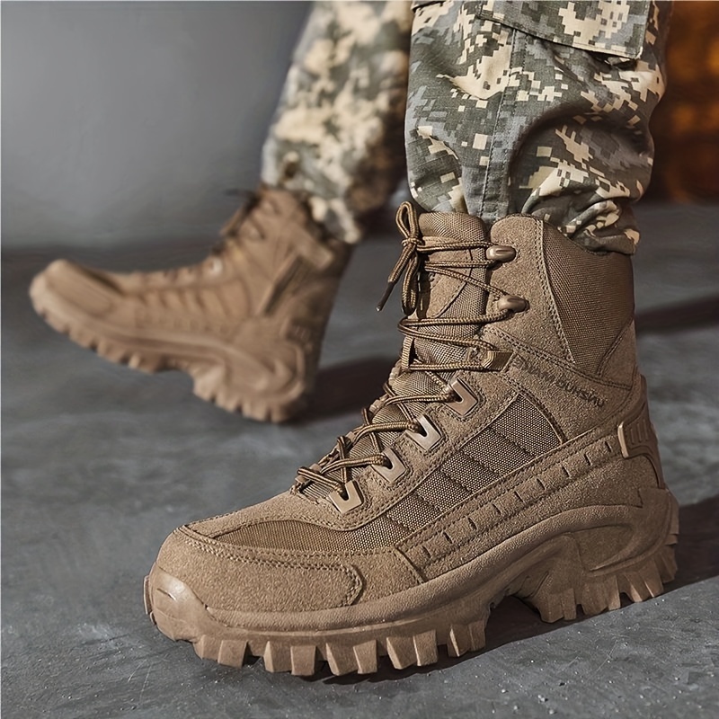 Men's Tactical Hiking Non-slip Boots Outdoor Camping Shoes