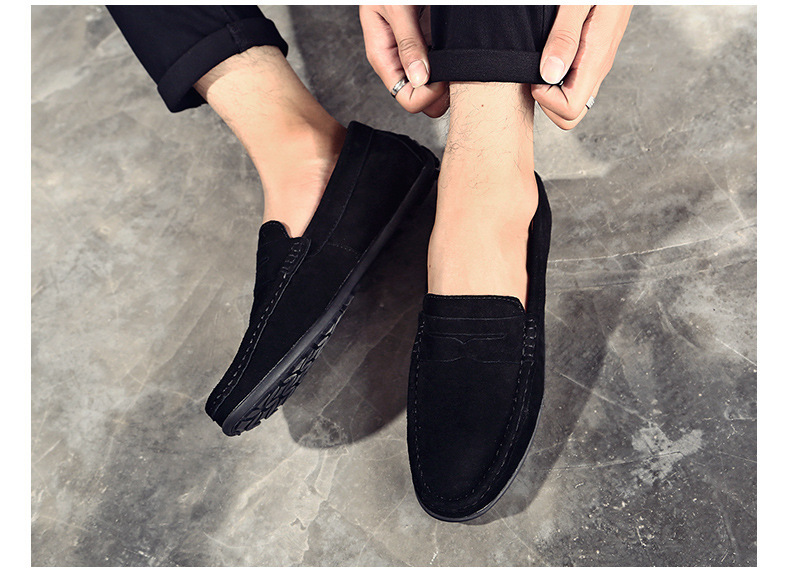 Orthopedic Mens Shoes Arch Support Breathable Anti Slip Fashion Genuine Leather Loafers Slip On