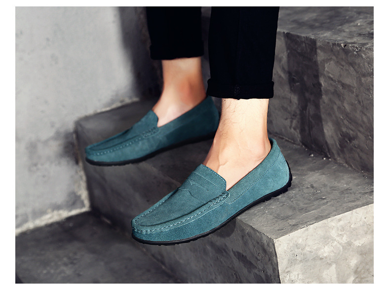 Orthopedic Mens Shoes Arch Support Breathable Anti Slip Fashion Genuine Leather Loafers Slip On
