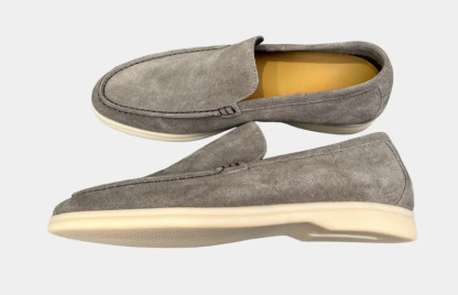 Elegant and comfortable suede loafers