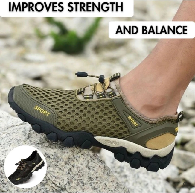 Wide Toe Box Hiking Shoes - Healthy & non-slip barefoot shoes