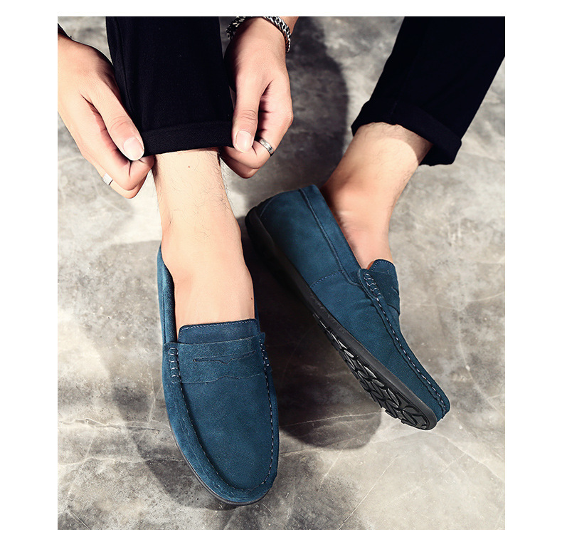 Orthopedic Mens Shoes Arch Support Breathable Anti Slip Fashion Genuine Leather Loafers Slip On