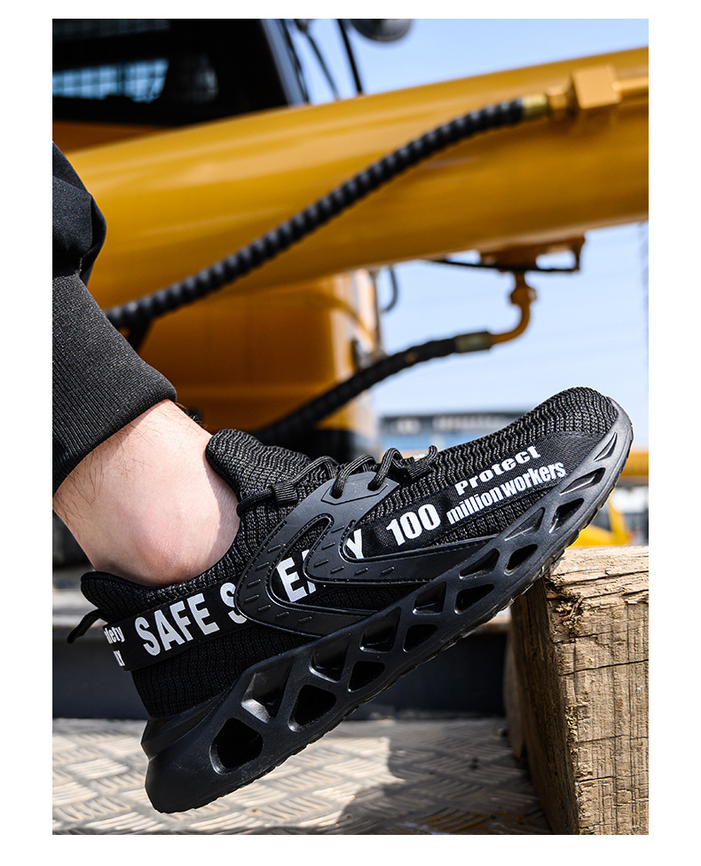 Ultra-Light Breathable Steel Toe Anti-Slip Shoes