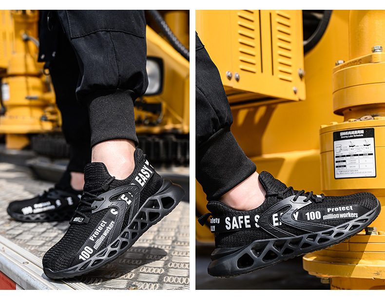 Ultra-Light Breathable Steel Toe Anti-Slip Shoes