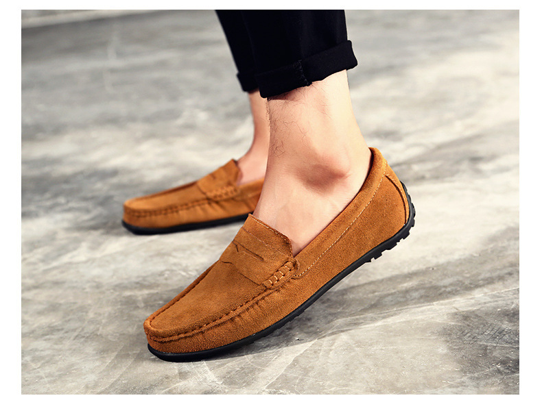 Orthopedic Mens Shoes Arch Support Breathable Anti Slip Fashion Genuine Leather Loafers Slip On