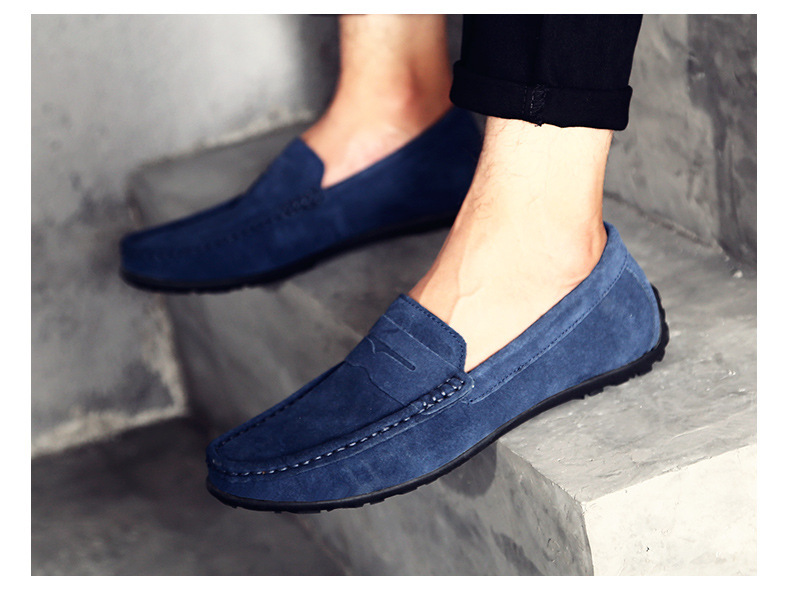 Orthopedic Mens Shoes Arch Support Breathable Anti Slip Fashion Genuine Leather Loafers Slip On
