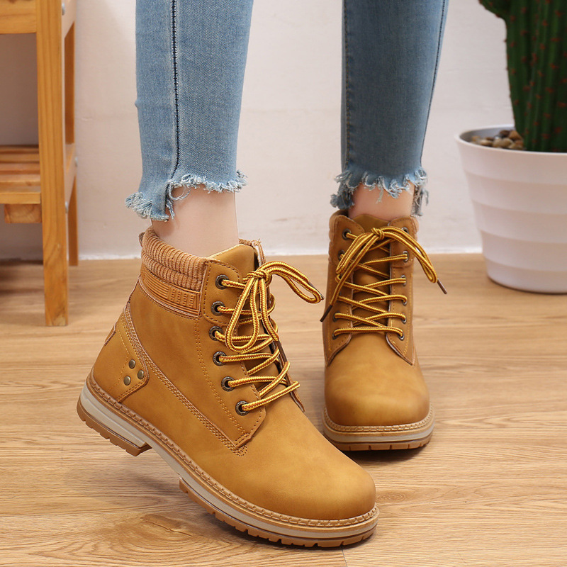 Classic Non Slip Ankle Work Boots Waterproof Hiking Combat Boots