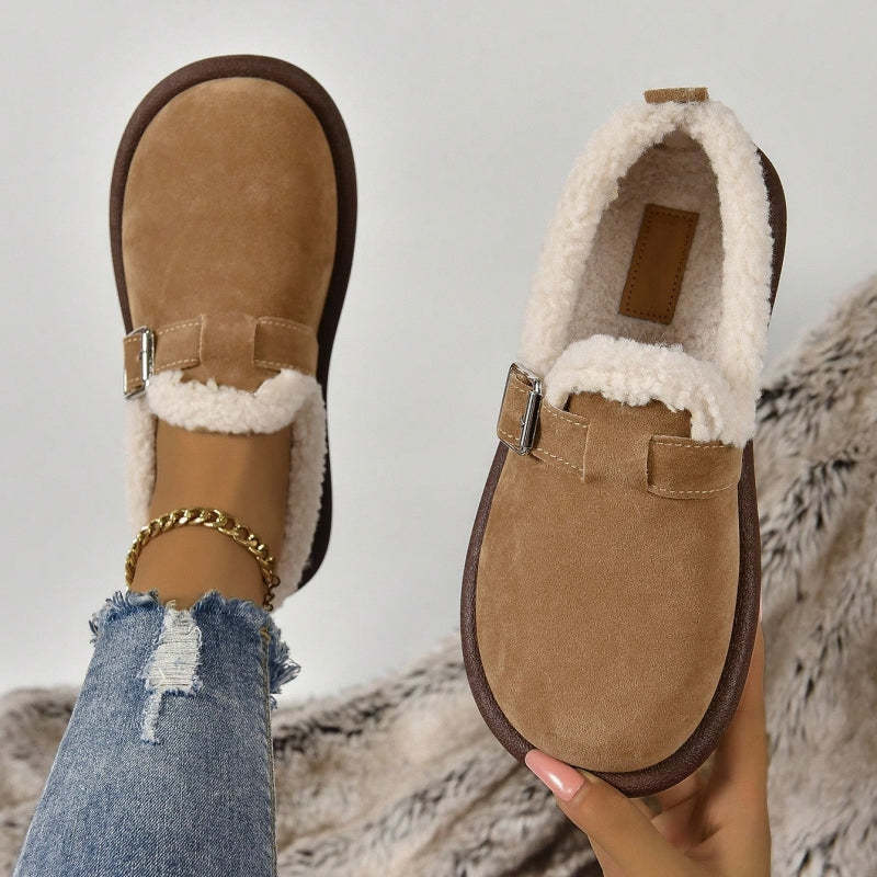 Fur-lined Slippers