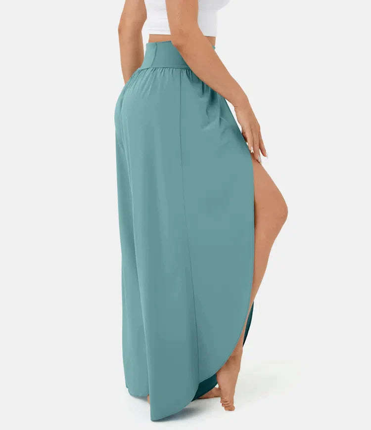 Split Leg Palazzo Pants