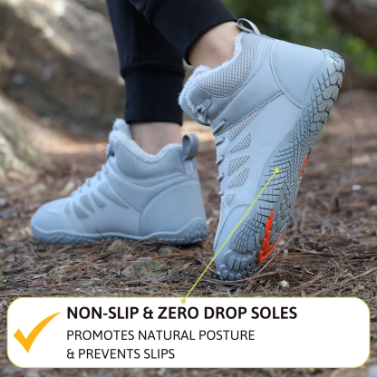 Warm and Water-repellent Barefoot Shoes