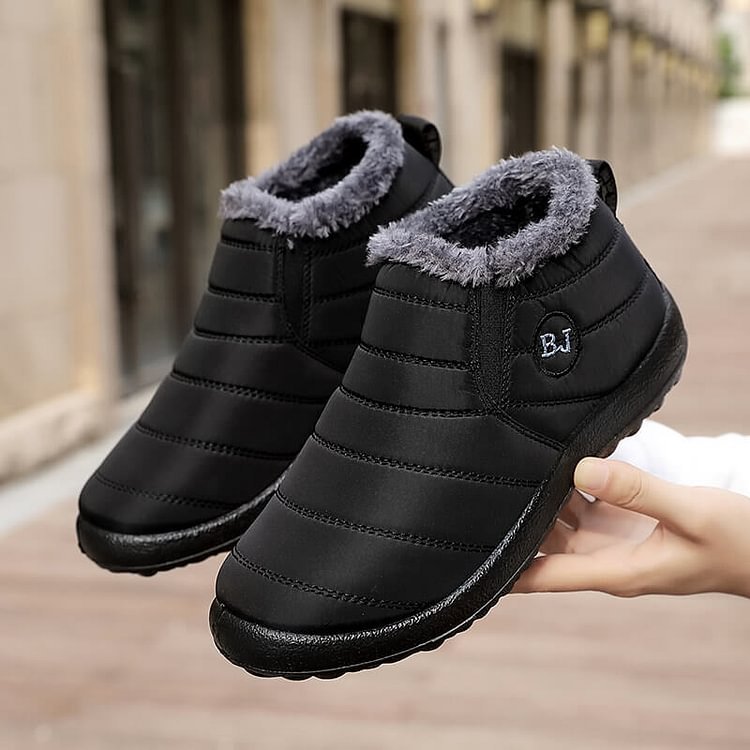 Winter Snow Boots For Women & Men - Warm Ankle Boots Slip On