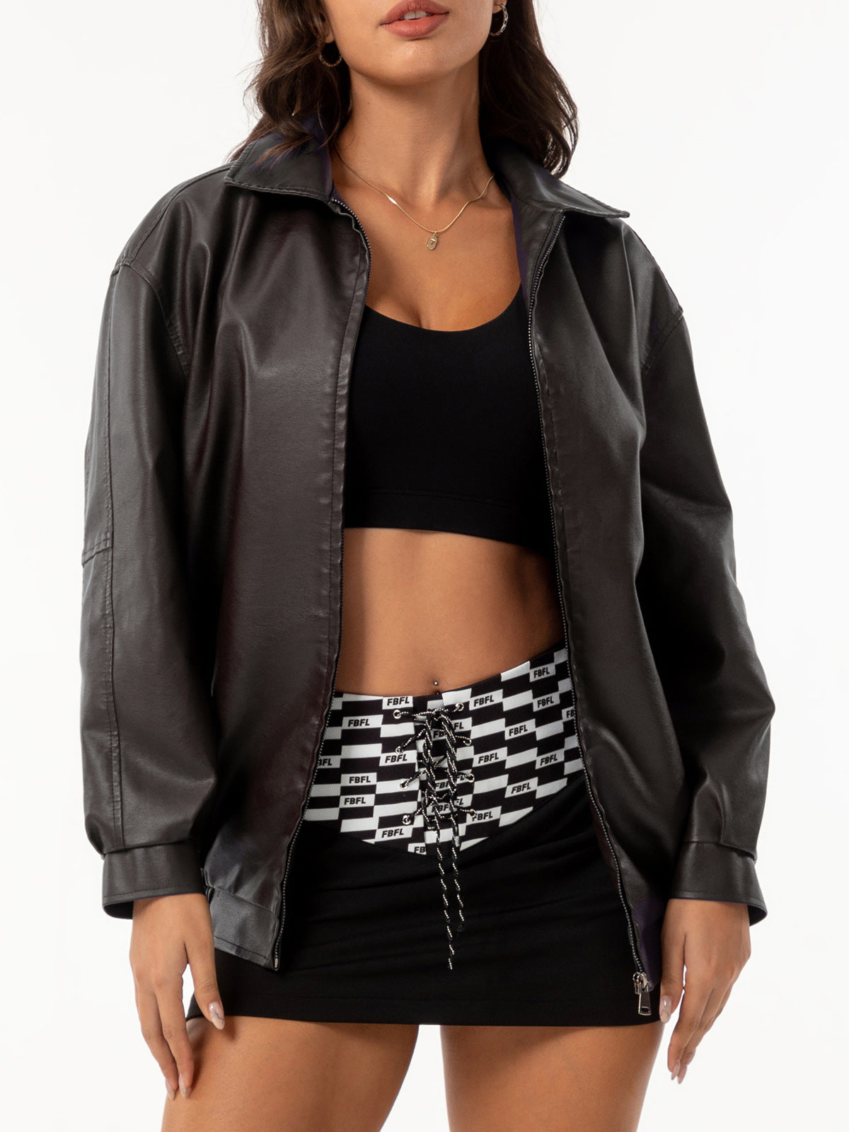 Vegan Leather Jacket