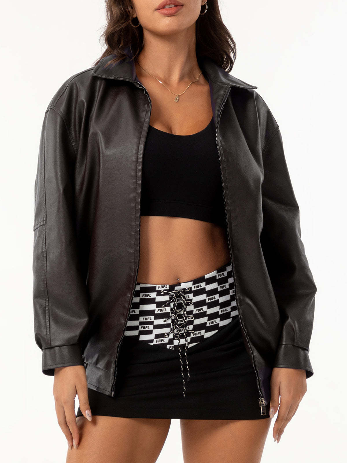 Vegan Leather Jacket