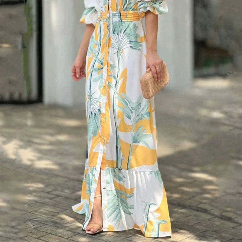 elegant maxi dress