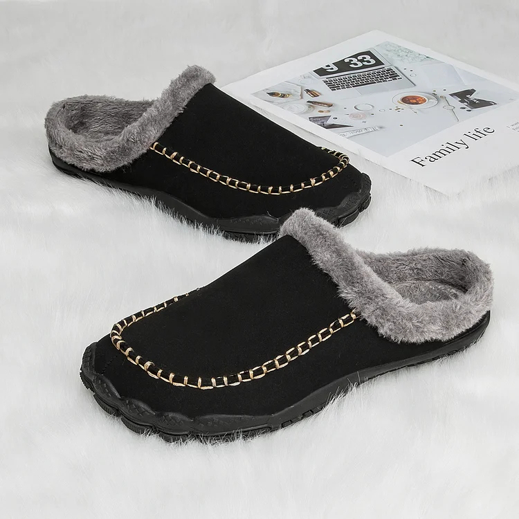 Men Winter Orthopedic Barefoot Slippers Premium Arch Support Plantar Fasciitis Slippers