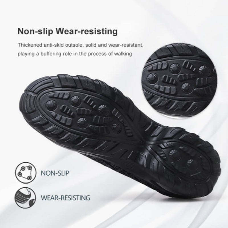 Women Orthopedic Shoes Pain Relief Air Cushion Wide Toebox High Quality Material Elastic Non-Slip Velcro Sneakers