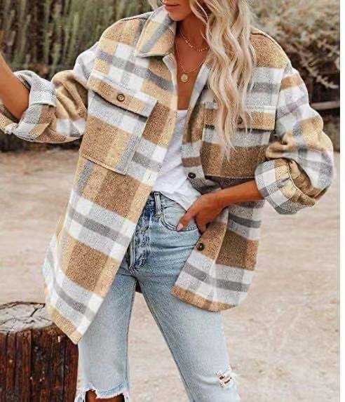 Rustic Plaid Overshirt
