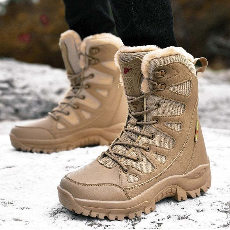 Women Snow Boots Fur Lined Orthopedic Shoes